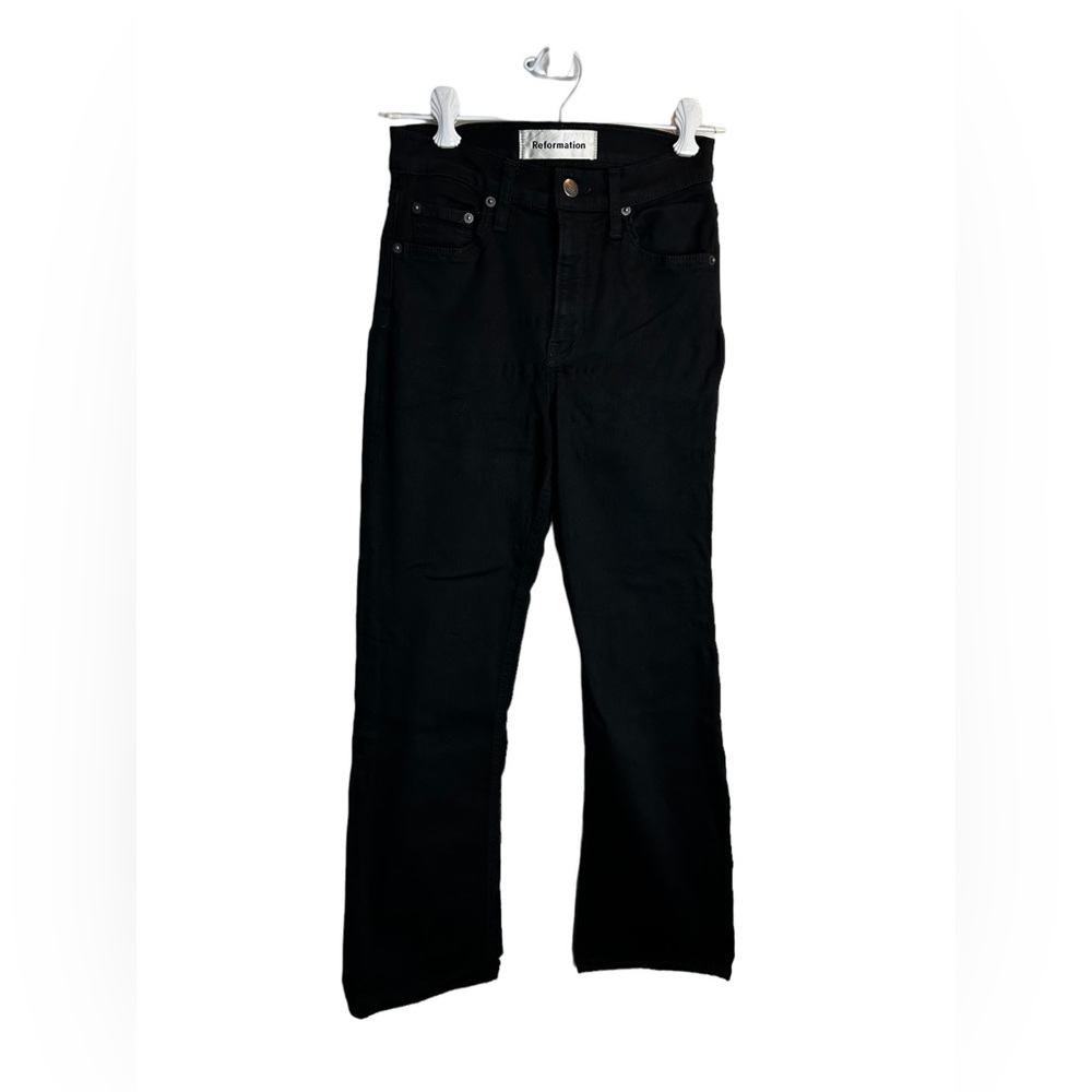 Reformation black denim jeans size 25
